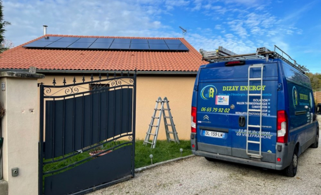 Installation de 16 panneaux photovoltaïques à Montluel, Villefranche-sur-Saône, DIZAY ENERGY